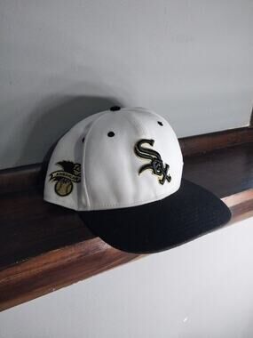 Vintage MLB CHICAGO WHITE SOX SNAPBACK 47 Hat Baseball Cap Lid FORTY SEVEN